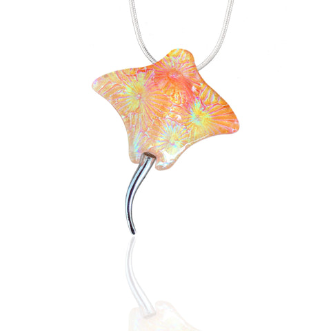 Stingray Pendant-Sunkist