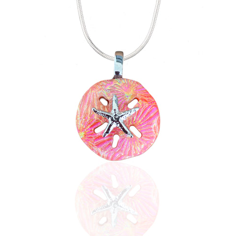 Sanddollar Pendant-Sunkist