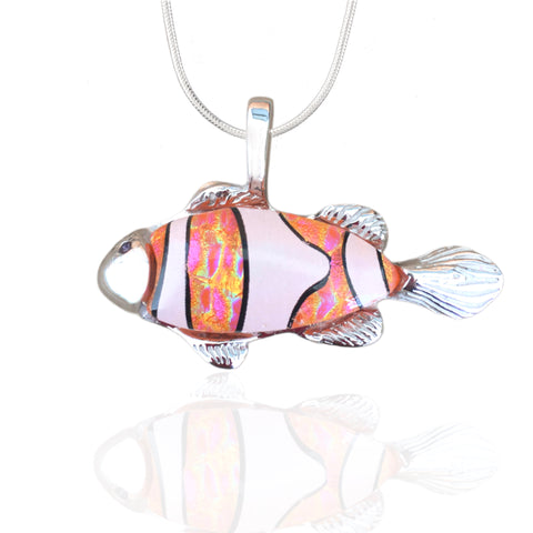 Clownfish Pendant- Coral Pink