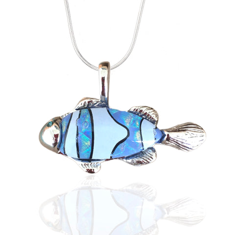 Clownfish Pendant- Periwinkle